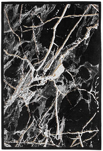 Gabriel Abstract Grey Rug