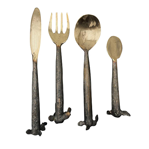 Gothic Bronze Luxury Cutlery Set