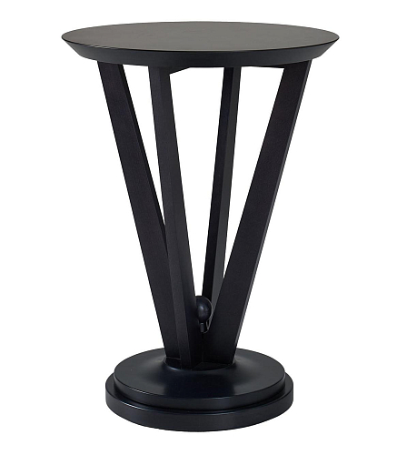 Black Artisan Side Table