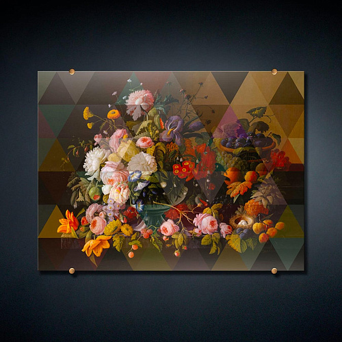 Fancy Bouquet Artisan Wall Panel