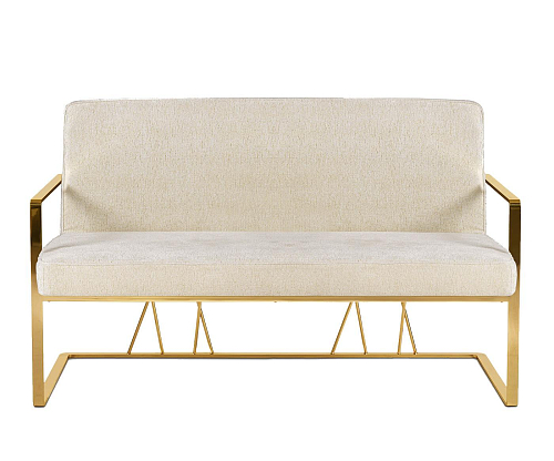 Orione Ivory 2-Seater Italian Sofa