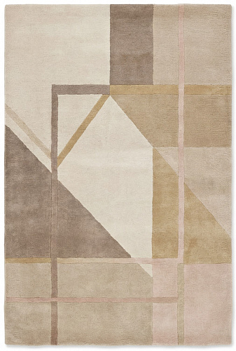 Stone Geometry Handwoven Rug