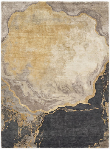 Gilded Abyss Hand-Knotted Rug