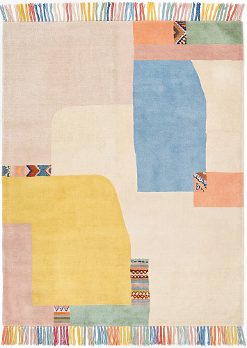 Playful Blocks Handwoven Rug