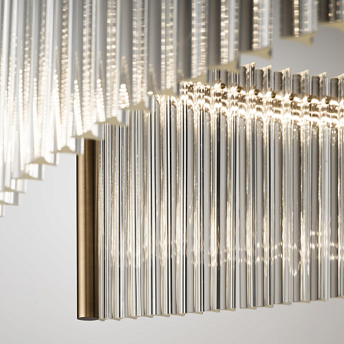 Murano Glass Dual LED Chandelier