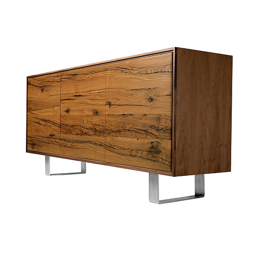 Materia Antique Oak Three-Doors Sideboard