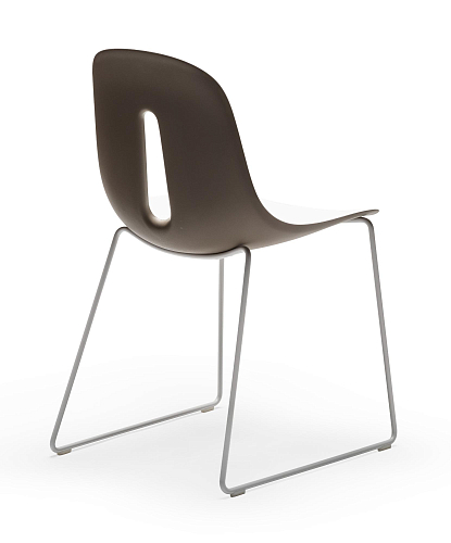 Gotham Black and White Chair