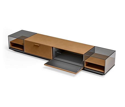 Opulent Leather TV Stand