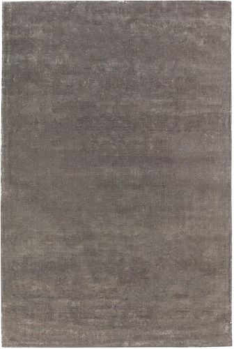 Luxury Plain Color Grey Indian Hand-Woven Rug
