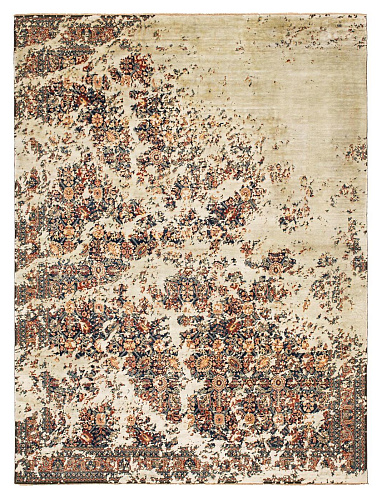 Tabriz Hand Knotted Silk / Wool Luxury Rug