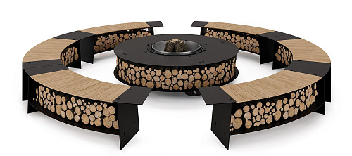 Outdoor Wood Storage Unit
