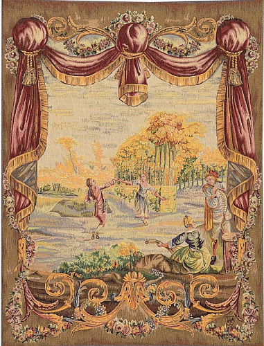 Dance in the Garden Woven Tapestry