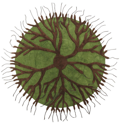 Roots Designer Wool Rug