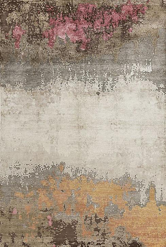 Abstract Luxury Bamboo Silk Rug