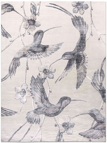 Hummingbirds Handmade Luxury Rug