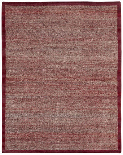 Border Dark Red Luxury Hand-woven Rug
