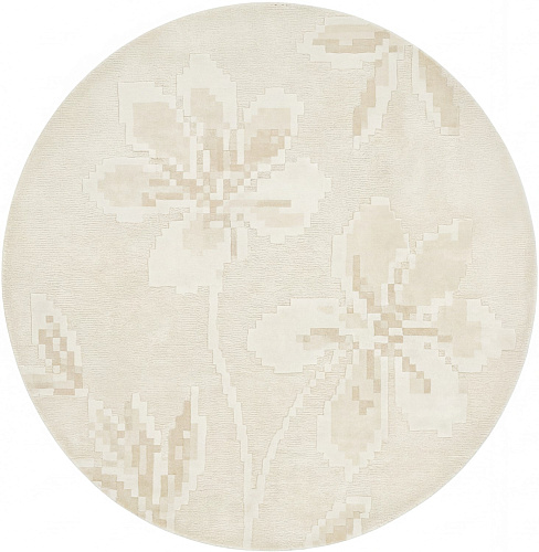 Ivory Rosette Signature Rug