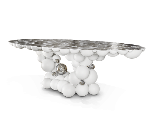 White Luxe Dining Table