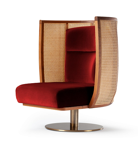 Egoísta Burgundy Armchair