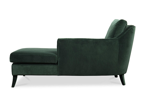 Plush Velvet Grande Chaise Longue