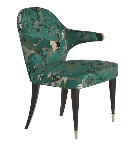 Green Upholstered Italian Dining Chair