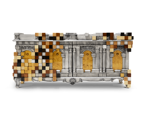 Trafalgar Gray Classic Sideboard