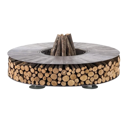 Texture Grey Outdoor Fire Pit