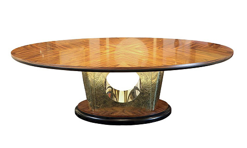 Italian Oval Rosewood Dining Table