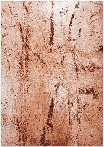 Warm Spice Toned Abstract Rug
