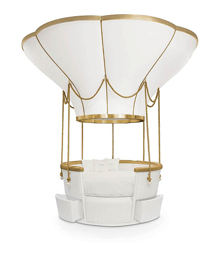 Balloon White Kids Bed