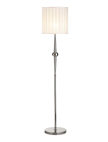 Elegant Striped Fabric Floor Lamp