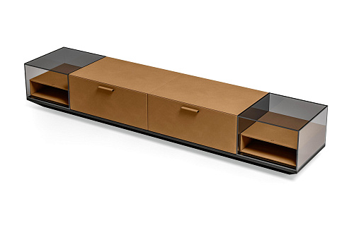 Opulent Leather TV Stand