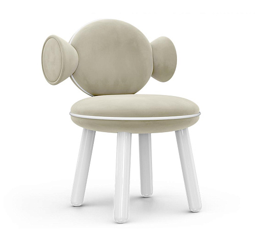 Lollipop Cream Cozy Kids Chair