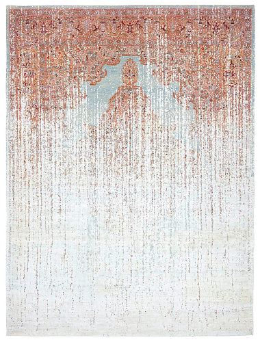 Tabriz Hand Knotted Red Luxury Rug