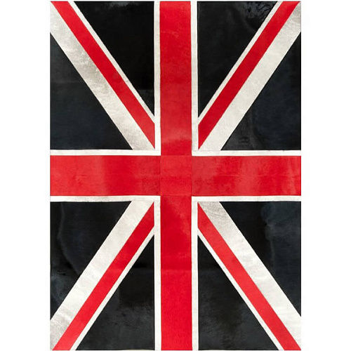 Union Jack Luxury Cowhide Rug