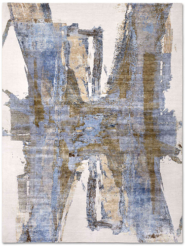 Grey Rust Hand-Woven Exquisite Rug