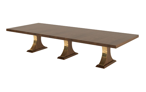 Panarea Dark Walnut Artisan Dining Table