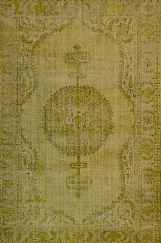 Lemon Green Vintage Luxury Rug