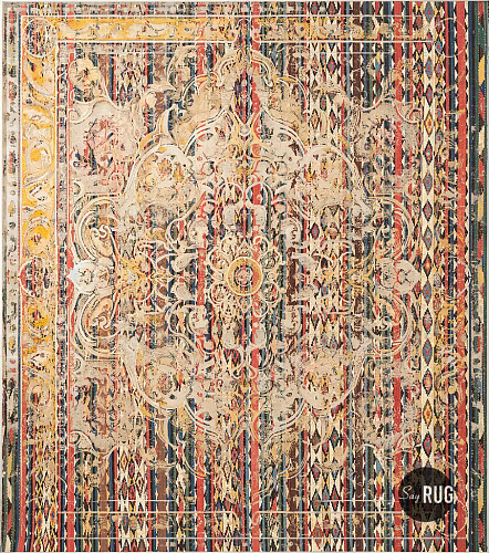 Crazy World 3 Luxury Handwoven Rug
