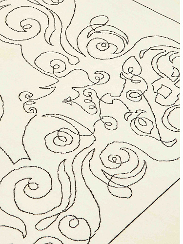 One-Stroke Wool Rug