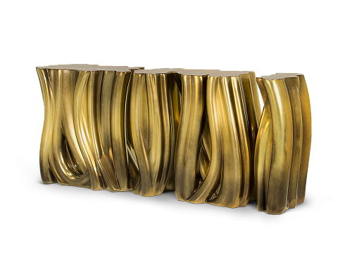 Monochrome Gold Elite Sideboard