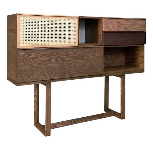 Swing Natural Wood Italian Console Table