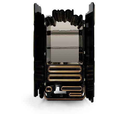 Ellipse Gold Designer Cabinet