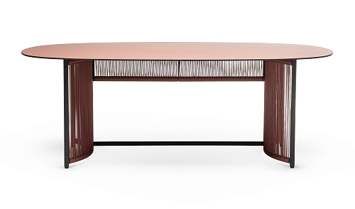 Altana Red Outdoor Dining Table