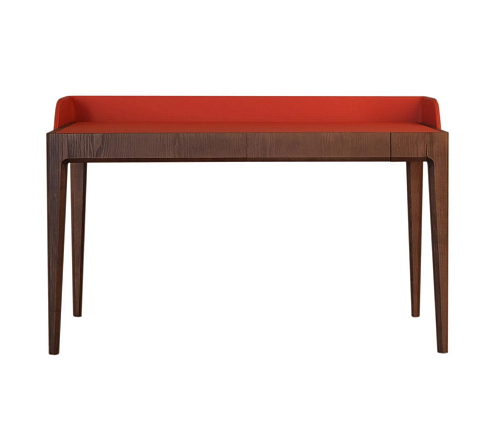 Bellagio Red Leather Upholstery Desk