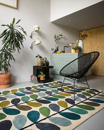 Leaves Hand-Tufted Rug