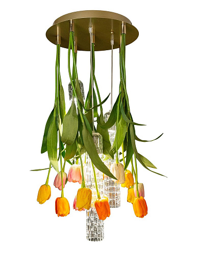 Tulip Small Round Chandelier
