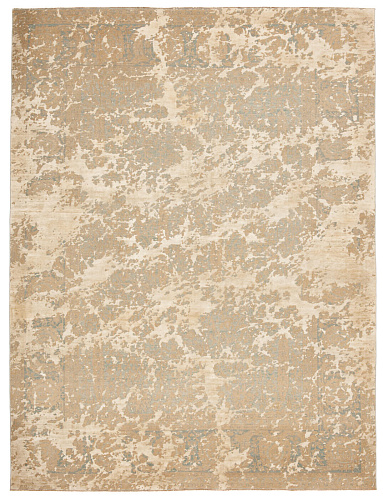 Tabriz Hand Knotted Beige Luxury Rug