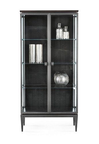 Elegant Glass Showcase Cabinet