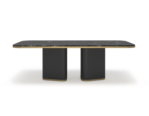 Edmond Dark Marble Dining Table